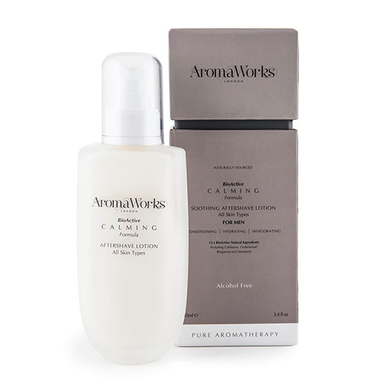 AromaWorks Men's Calming Aftershave Lotion