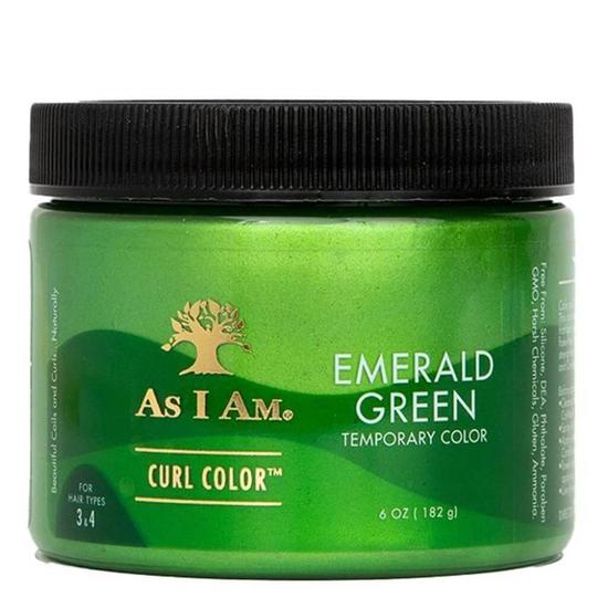 As I Am Curl Colour Emerald Green Vert Temporary Colour