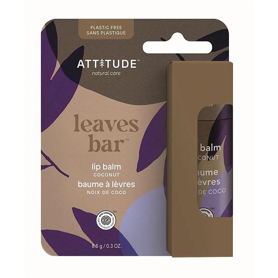 Attitude Plastic-Free Coconut Lip Balm Enriched With Olive Oil