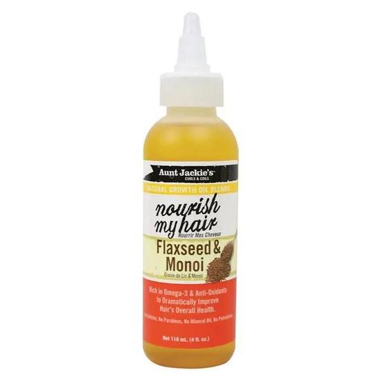 Aunt Jackie's Nourish My Hair Flaxseed & Monoi Oil 118ml