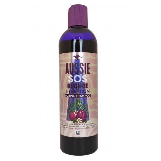 Aussie Hair Care SOS Blonde Hydration Purple Shampoo Wild Plum & Manuka Leaf 290ml
