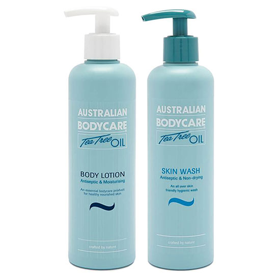 Australian Bodycare Body Lotion & Bodycare Skin Wash Bundle 250ml