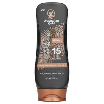 Australian Gold Lotion Sunscreen SPF 15 With Instant Bronzer 237ml