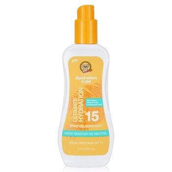 Australian Gold Spray Gel Sunscreen SPF 15 Ultimate Hydration 237ml
