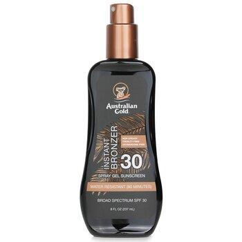 Australian Gold Spray Gel Sunscreen SPF 30 With Instant Bronzer 237ml