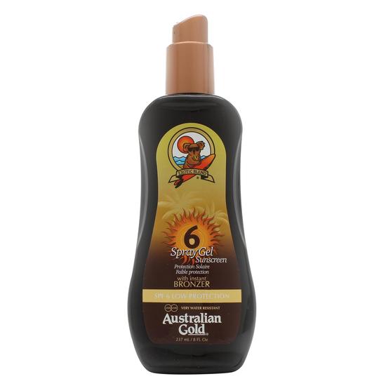 Australian Gold Spray Gel With Bronzer SPF 6 237ml