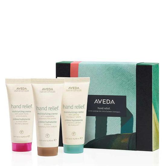 Aveda Hand Relief Iconic Aromas Trio Gift Set 3 x Hand Relief Creams