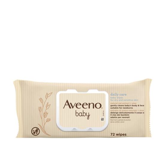 Aveeno Baby Daily Care Wipes Oat & Aloe Extracts x72
