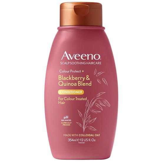 Aveeno Scalp Soothing Hair Care Colour Protect Blackberry & Quinoa Conditioner 354ml