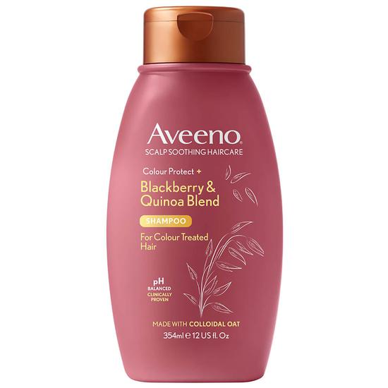 Aveeno Scalp Soothing Hair Care Colour Protect Blackberry & Quinoa Shampoo 354ml