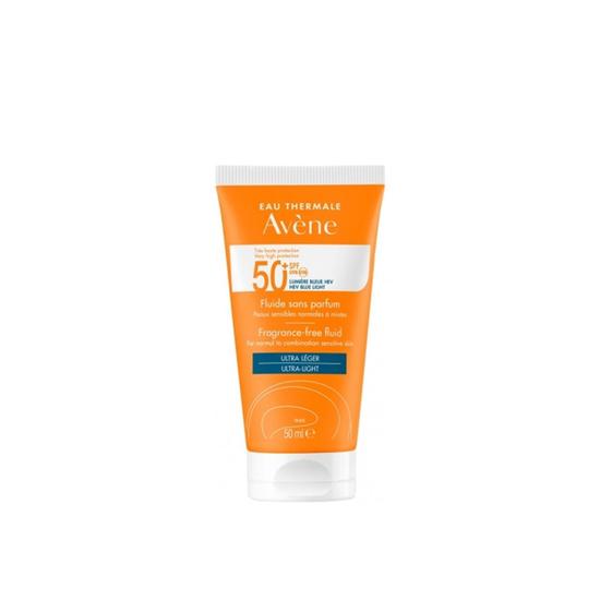 Avène Sun Very High Protection Fluid Fragrance-Free SPF 50+ 50ml