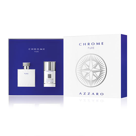 Azzaro Chrome Pure Eau de Toilette 50ml Gift Set