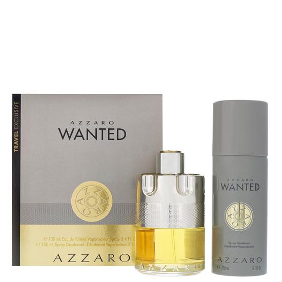 Azzaro Wanted Eau De Toilette Spray Gift Set 150ml