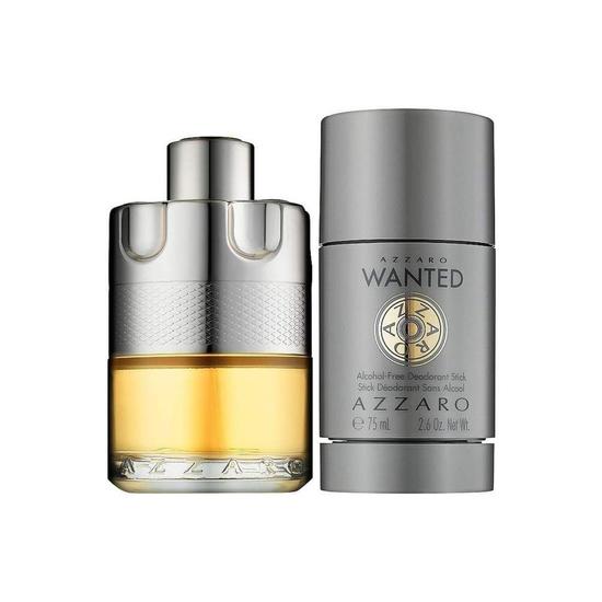 Azzaro Wanted Gift Set 100ml Eau De Toilette + 75ml Deodorant Stick
