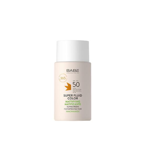 Babe Super Fluid Colour Mattifying Sunscreen SPF 50 50ml