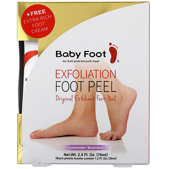 Baby Foot Gifts & Sets Exfoliation Foot Peel & Free Extra Rich Foot Cream 30g