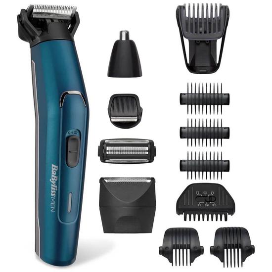 Babyliss For Men 7861u 12 In 1 Japan Steel Multi Trimmer Blue
