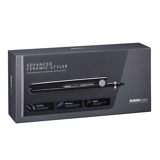 BaByliss PRO Advanced Ceramic Styler Black