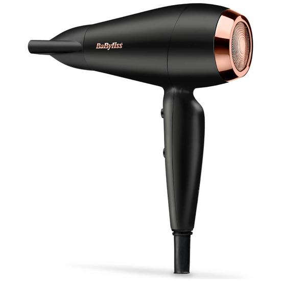 BaByliss PRO Travel Pro AC Hair Dryer Black/Rose Gold