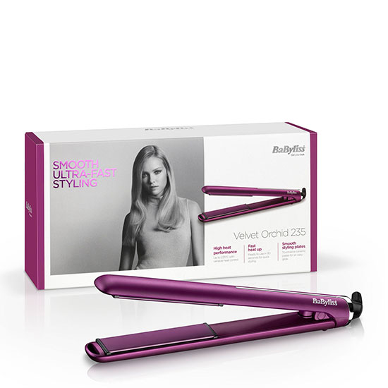 BaByliss Velvet Orchid 235 Hair Straightener