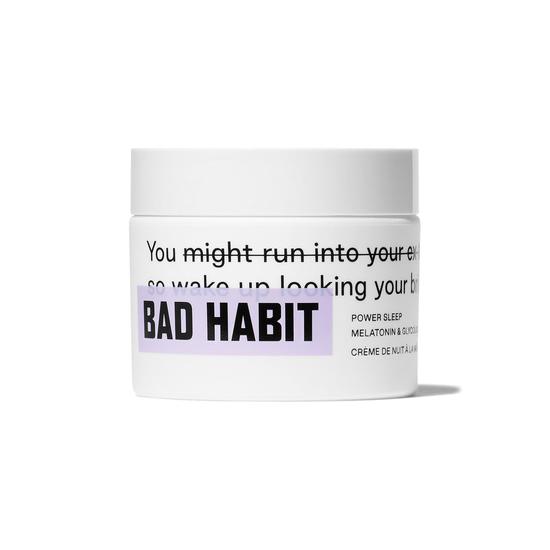 Bad Habit Power Sleep Melatonin & Glycolic Night Cream