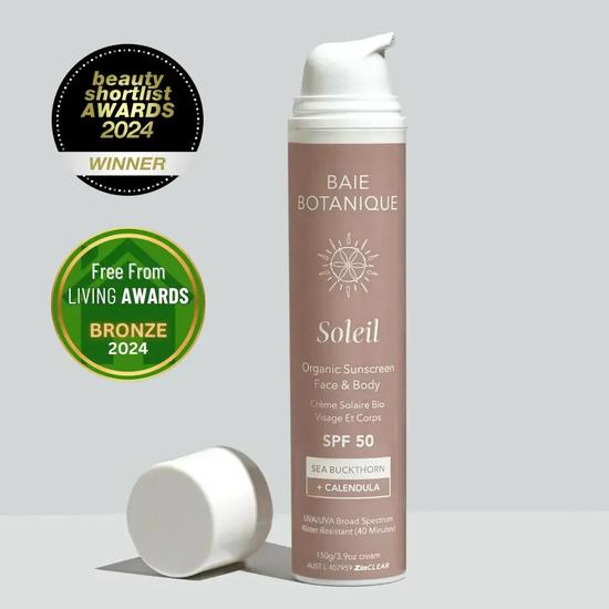 Baie Botanique Organic Mineral Face & Body Sunscreen SPF 50