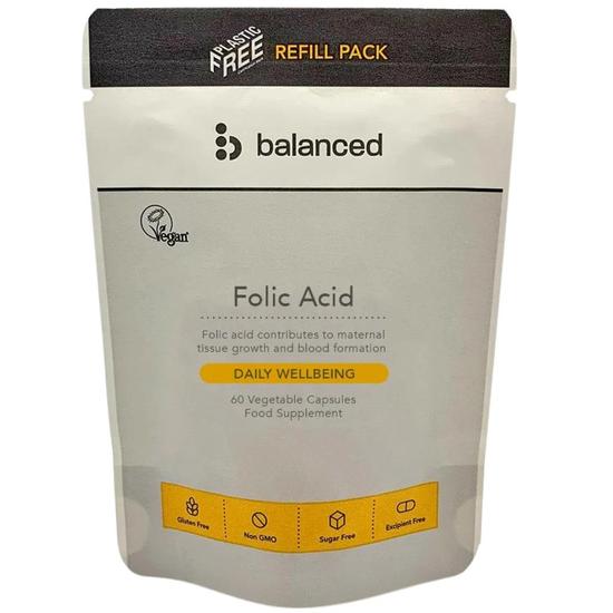 Balanced Folic Acid Capsules 60 Capsules - Refill