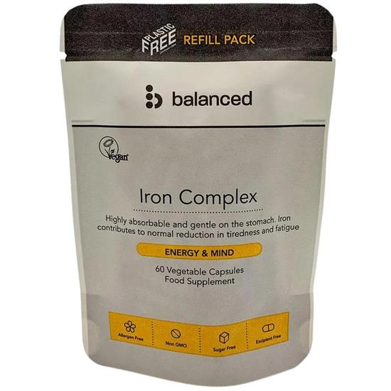 Balanced Iron Complex Capsules 60 Capsules - Refill