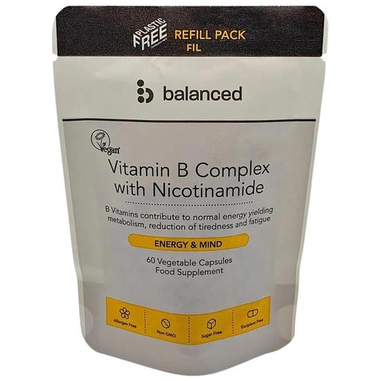 Balanced Vitamin B Complex Capsules 60 Capsules - Refill