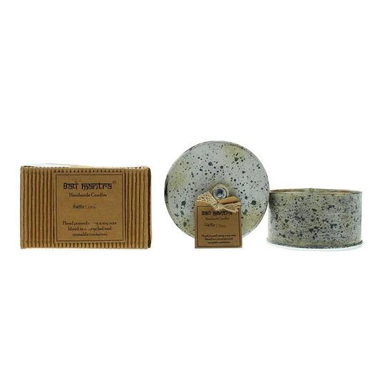 Bali Mantra Victorian Tin Round Kafir Lime Candle