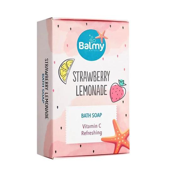 Balmy Naturel Strawberry Lemonade Scented Bath Soap 110g