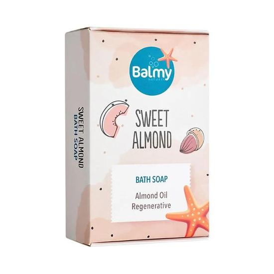Balmy Naturel Sweet Almond Scented Bath Soap 110g