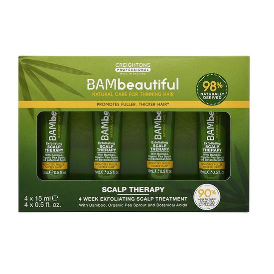 Bambeautiful Exfoliating Scalp Therapy Set 4 x 15ml