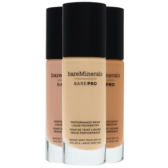 bareMinerals BAREPRO Performance Wear Liquid Foundation SPF20 27-Espresso Cool