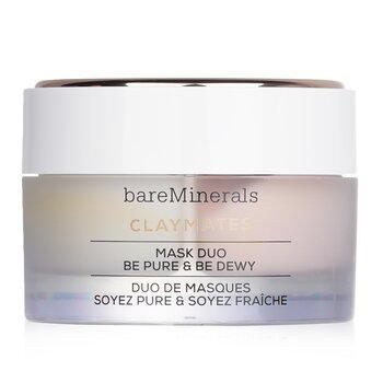 bareMinerals Claymates Be Pure & Be Dewy Mask Duo 58g