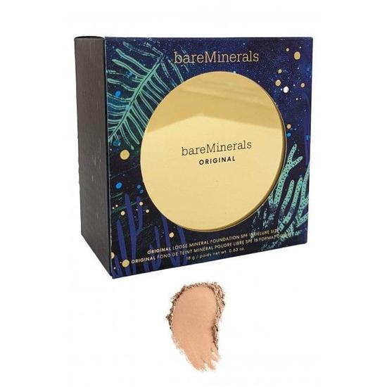 bareMinerals Loose Powder Foundation Original SPF 15 Medium Beige Deluxe Size 18g