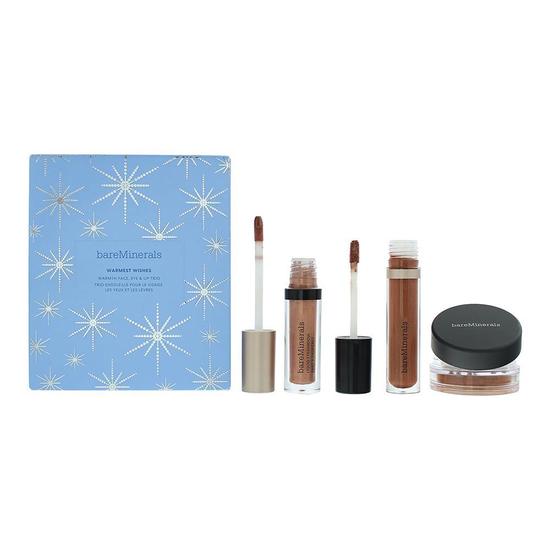 bareMinerals Warmest Wishes Gift Set Bronzer, Lip Gloss + Eyeshadow 4ml