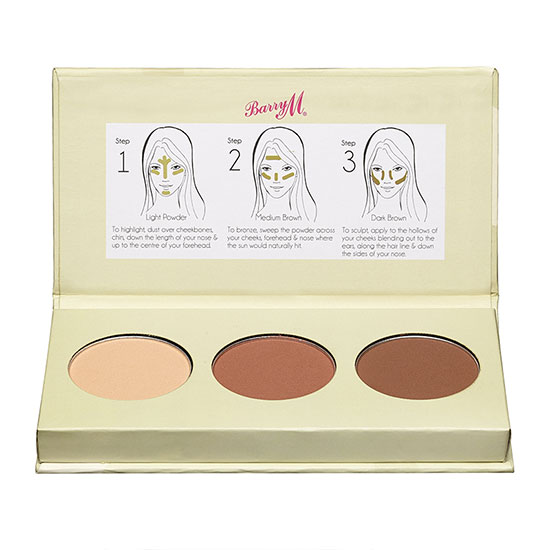 Barry M Cosmetics Chisel Cheeks Contour Kit
