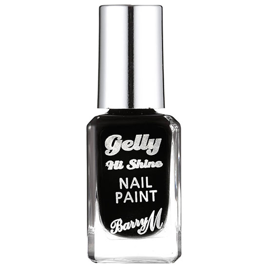 Barry M Gelly Hi Shine Nail Paint GNP47-Black Forest
