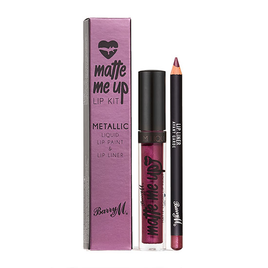 Barry M Matte Metallic Lip Kit 27.6g