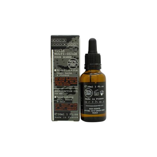Basic Essentiel Multifunction For Men Nourishing Skin Beard & Hair Oil 30ml