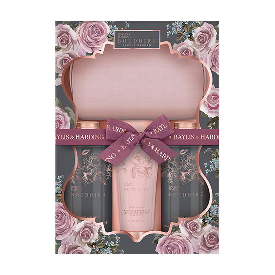Baylis & Harding Boudoire Midnight Rose Petals Wash Bag
