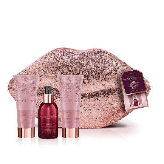 Baylis & Harding Cranberry Martini Clutch Bag Gift Set