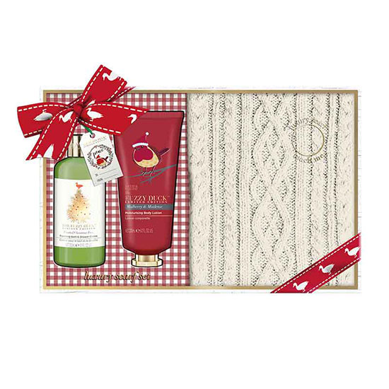 Baylis & Harding Fuzzy Duck Winter Wonderland Scarf Set