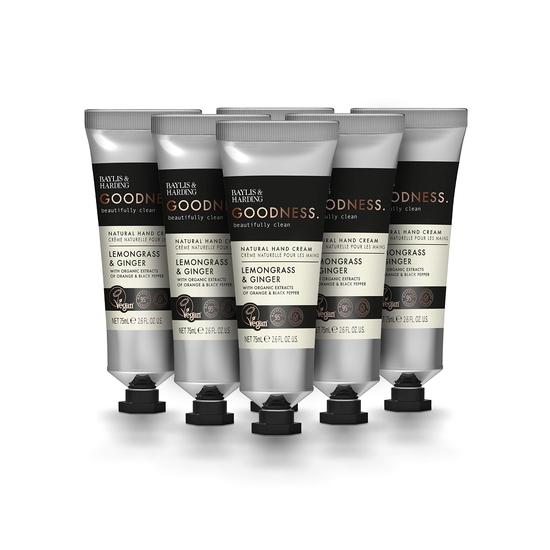 Baylis & Harding Goodness Lemongrass & Ginger Hand Cream 6 x 75ml