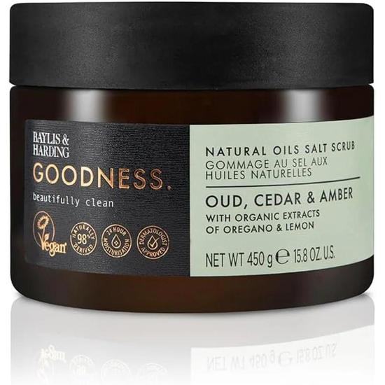 Baylis & Harding Goodness Oud Natural Oil Salt Scrub