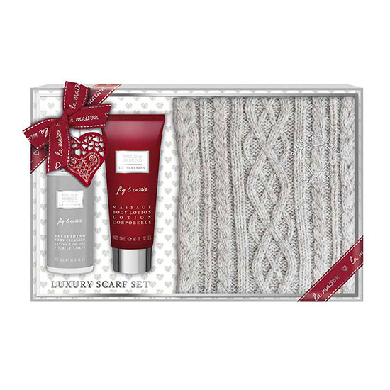 Baylis & Harding La Maison Fig & Cassis Scarf Gift Set