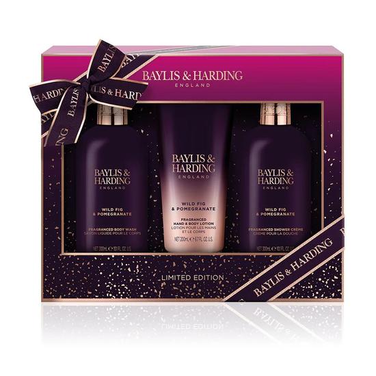 Baylis & Harding Limited Edition Wild Fig & Pomegranate Luxury Bathing Essentials Gift Set