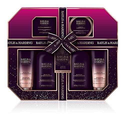 Baylis & Harding Limited Edition Wild Fig & Pomegranate Ultimate Luxury Pamper Bathing Gift Set