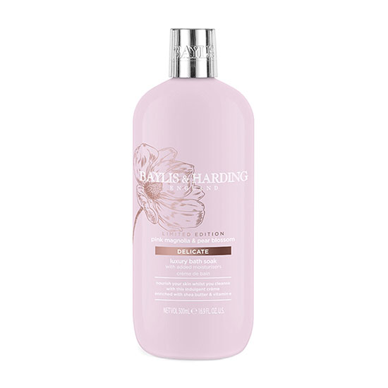 Baylis & Harding Pink Magnolia & Pear Blossom Bath Soak 500m